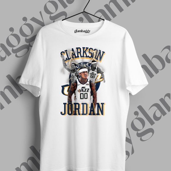 Clarkson Jordan Baskılı Beyaz Tişört