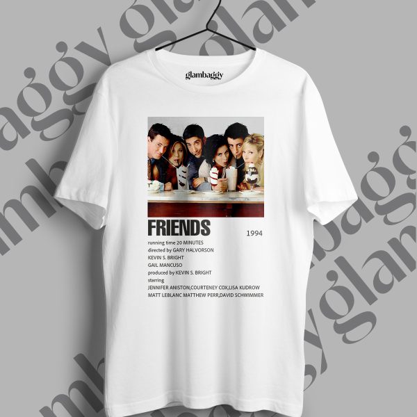 Friends Baskılı Beyaz Tişört