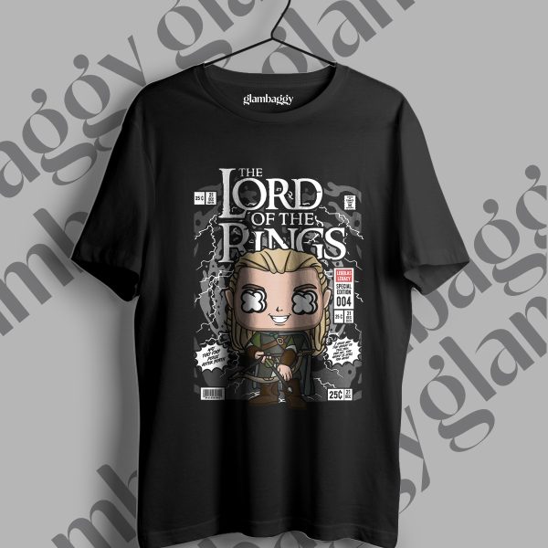 Legolas The Lord Of The Rings Funko Pop Siyah Tişört