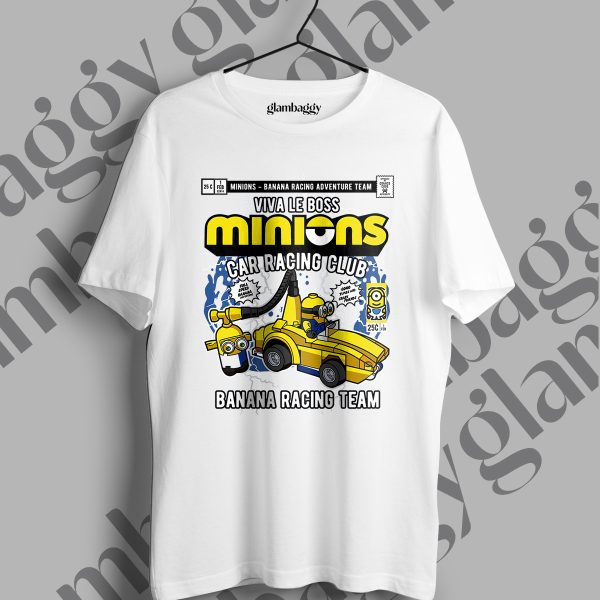 Minions Baskılı Beyaz Tişört